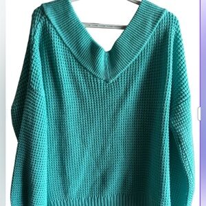 Teal Knit Sweater